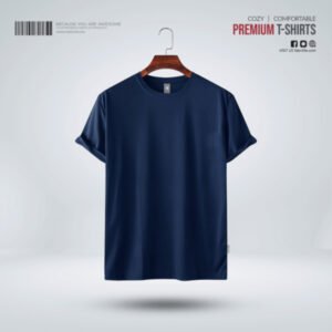 Mens Premium Blank T-shirt - Navy