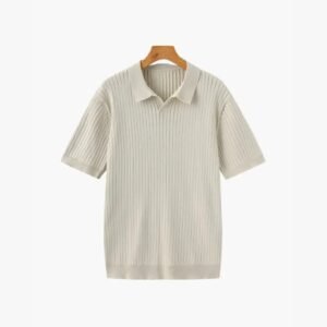 Core Pique Polo — Deep Navy